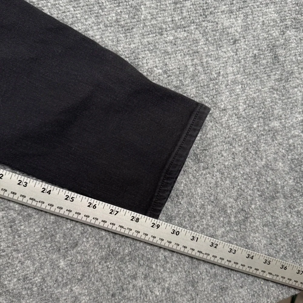 UNIQLO Jeans 27 x 30 Black Wash Slim Fit Straight‎ Leg Pants Waist Stretch Men's